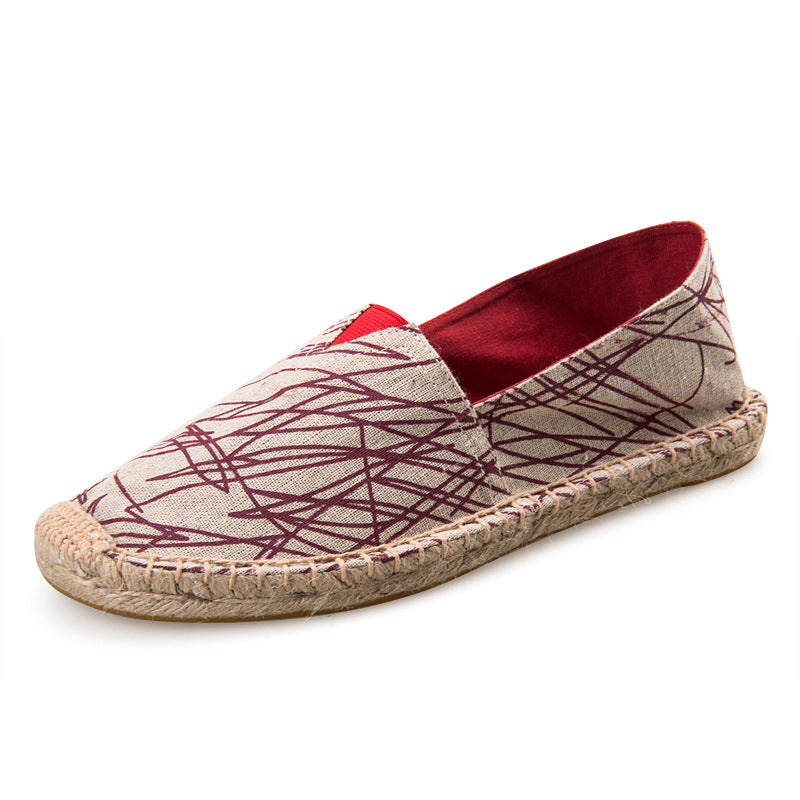 Orthopedic Balance Classic Espadrille Flats – Breathable Canvas Comfort Slip-Ons