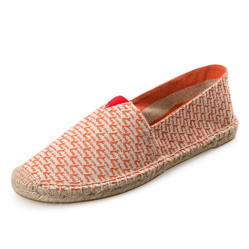 Orthopedic Balance Classic Espadrille Flats – Breathable Canvas Comfort Slip-Ons