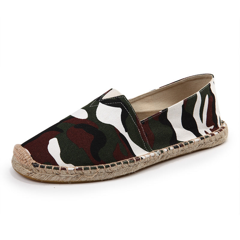 Orthopedic Balance Classic Espadrille Flats – Breathable Canvas Comfort Slip-Ons