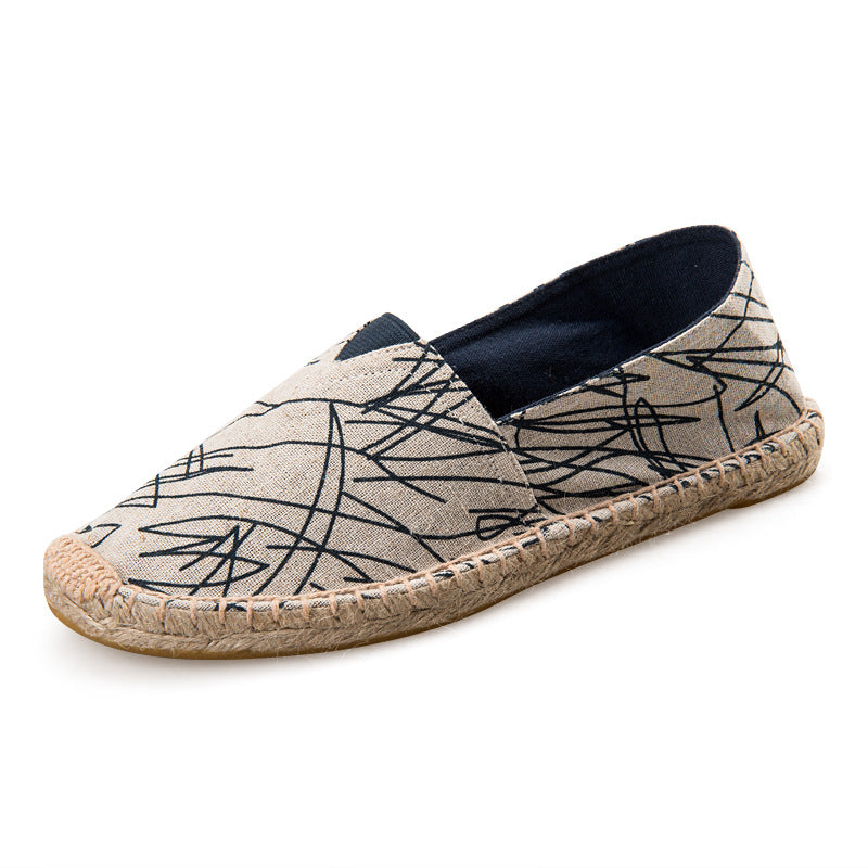 Orthopedic Balance Classic Espadrille Flats – Breathable Canvas Comfort Slip-Ons
