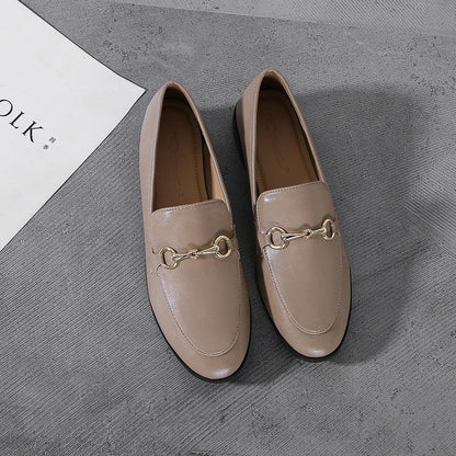 Orthopedic Balance British Retro Style Leather Shoes, Plus Size