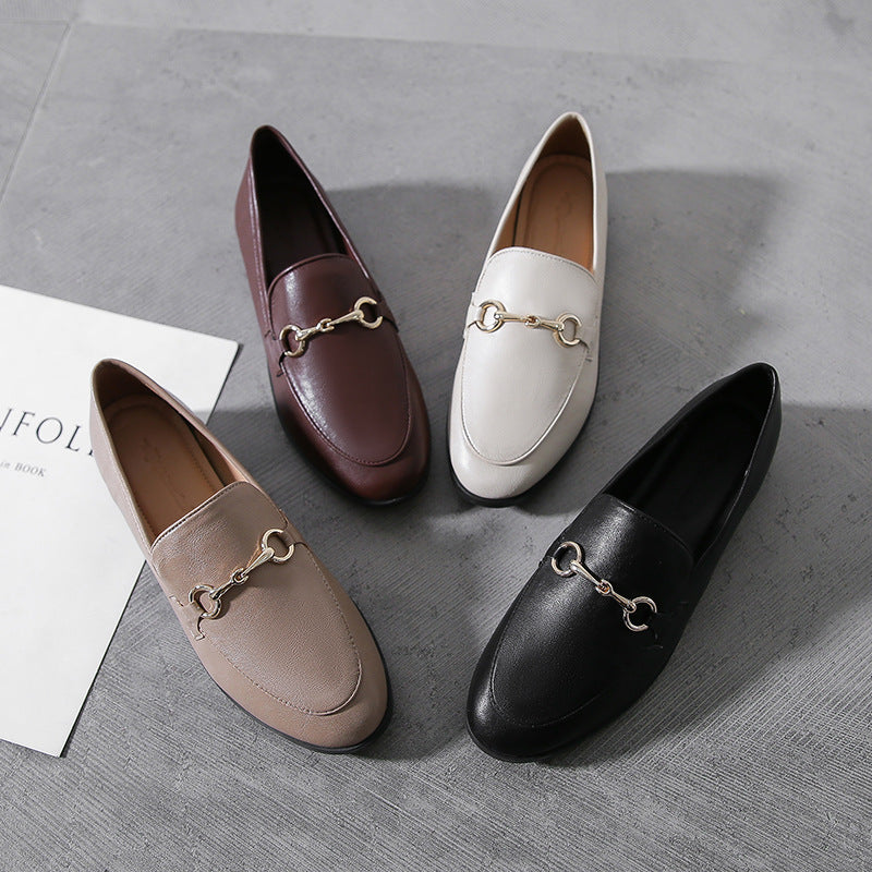 Orthopedic Balance British Retro Style Leather Shoes, Plus Size