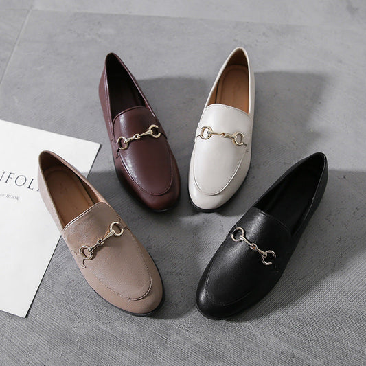 Orthopedic Balance British Retro Style Leather Shoes, Plus Size