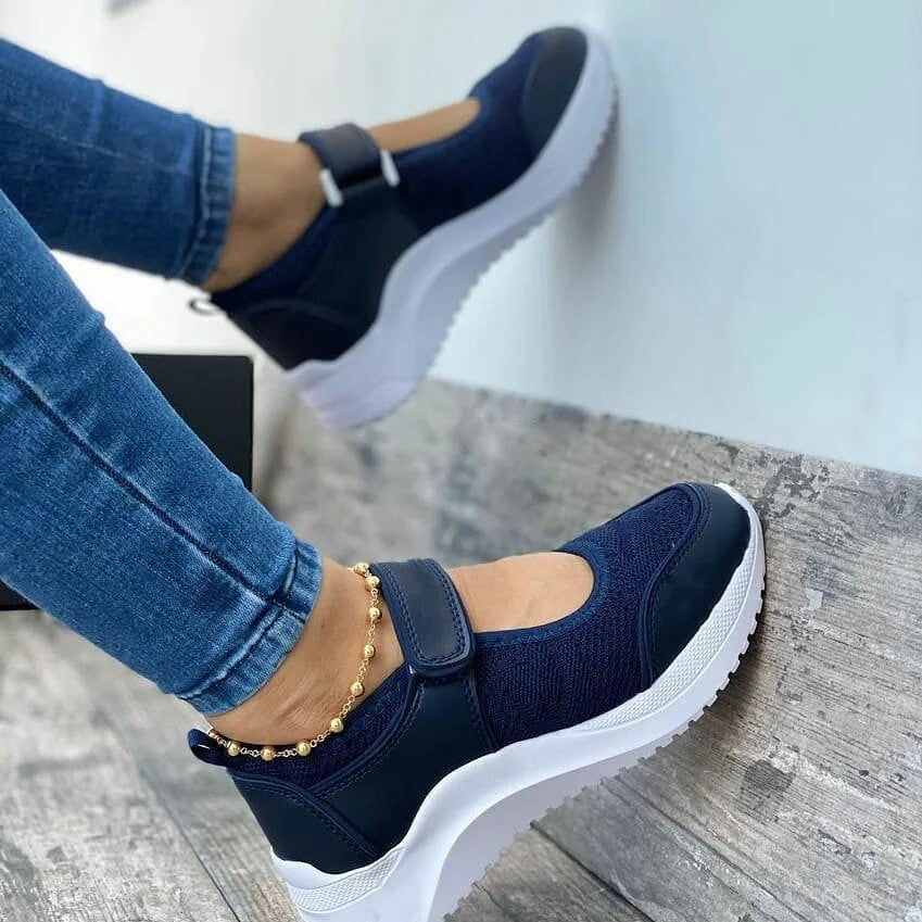 Mary | Slip-On Wedge Sneakers