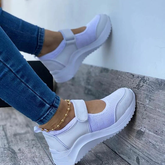 Mary | Slip-On Wedge Sneakers