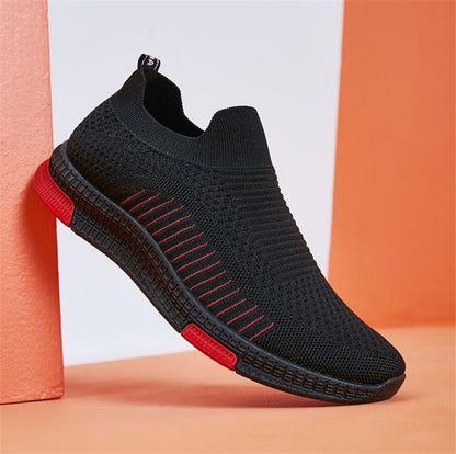 Zane | Knit Slip-On Sneakers with Shock-Absorbing Sole