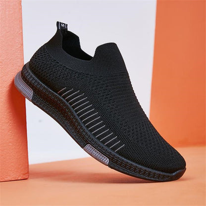 Zane | Knit Slip-On Sneakers with Shock-Absorbing Sole