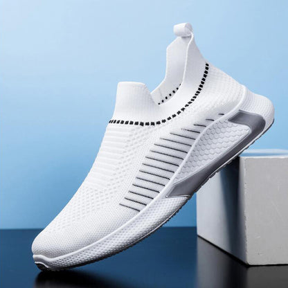 Zane | Knit Slip-On Sneakers with Shock-Absorbing Sole