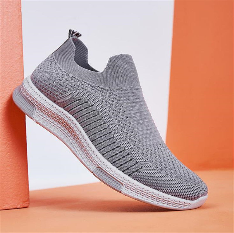 Zane | Knit Slip-On Sneakers with Shock-Absorbing Sole