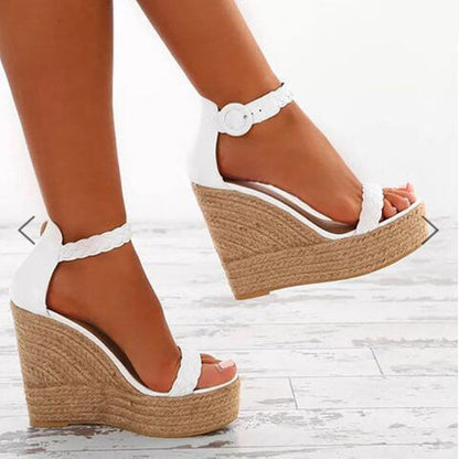 Orthopedic Balance Plus Size Wedge Sandals - Unique Elegance