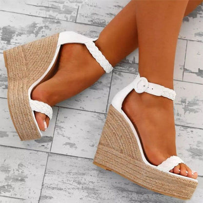 Orthopedic Balance Plus Size Wedge Sandals - Unique Elegance