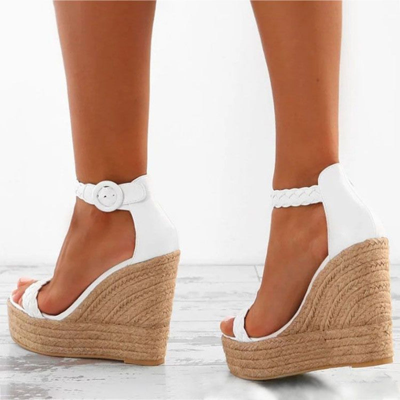 Orthopedic Balance Plus Size Wedge Sandals - Unique Elegance