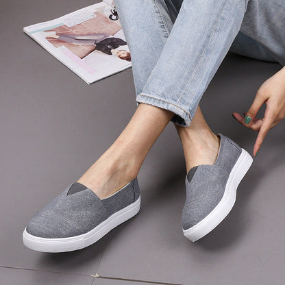 Orthopedic Balance Canvas Sneakers - Wide Fit Comfort