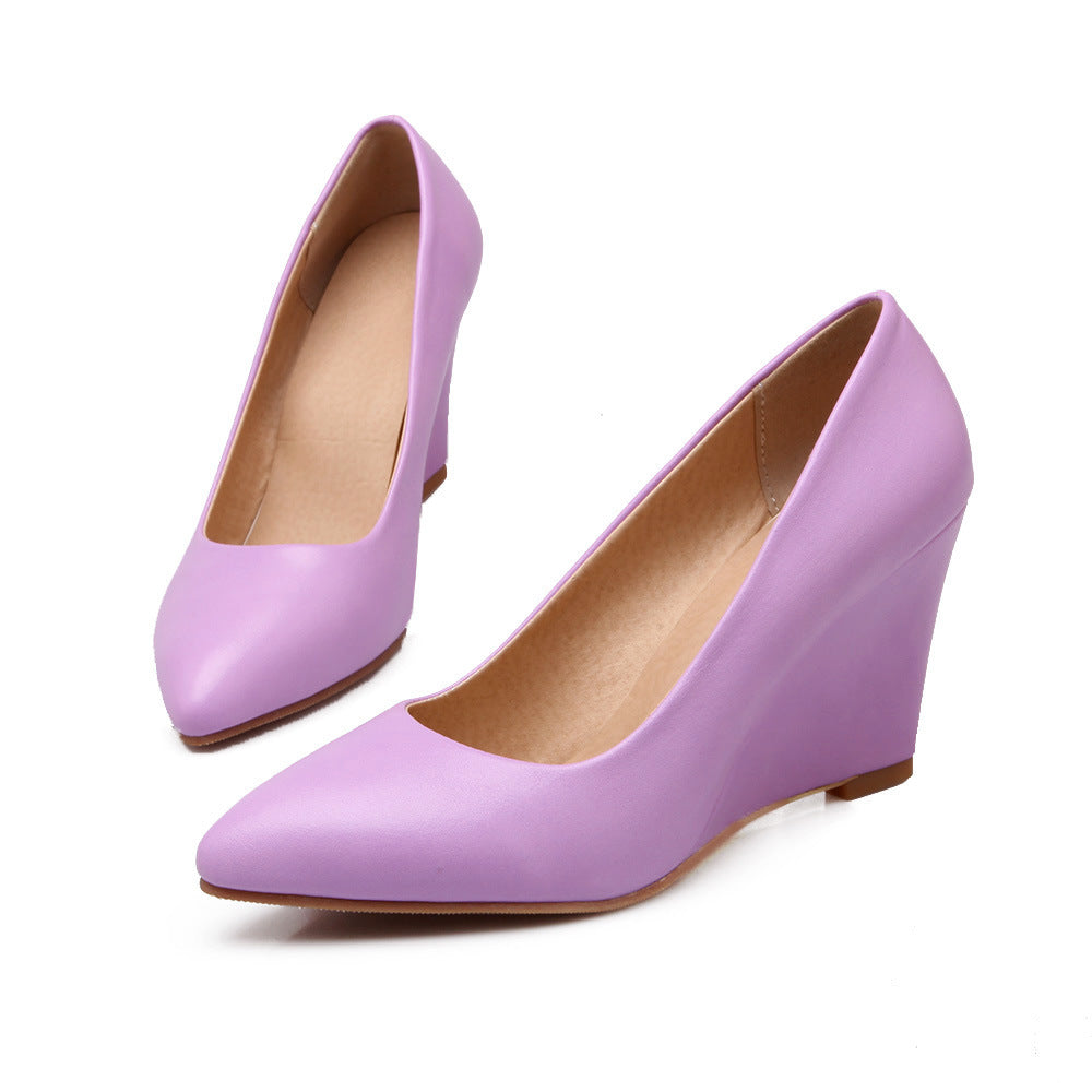 Orthopedic Balance Wedge Heels - Pointed Toe Comfort