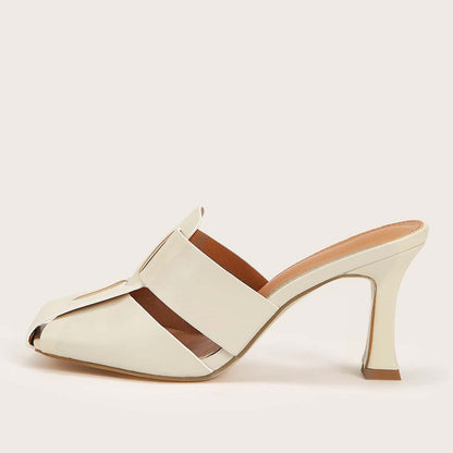 Orthopedic Balance Woven Sandals And Slippers With Medium Heel - Unique Elegance