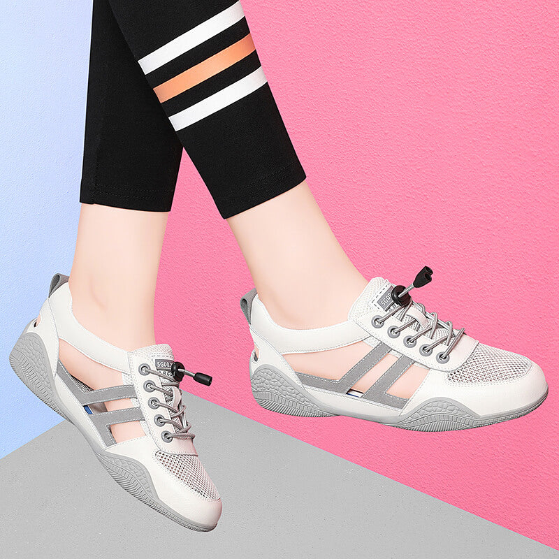 Orthopedic Balance Leather Shoes - Unique Summer Elegance