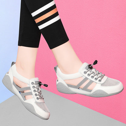 Orthopedic Balance Leather Shoes - Unique Summer Elegance