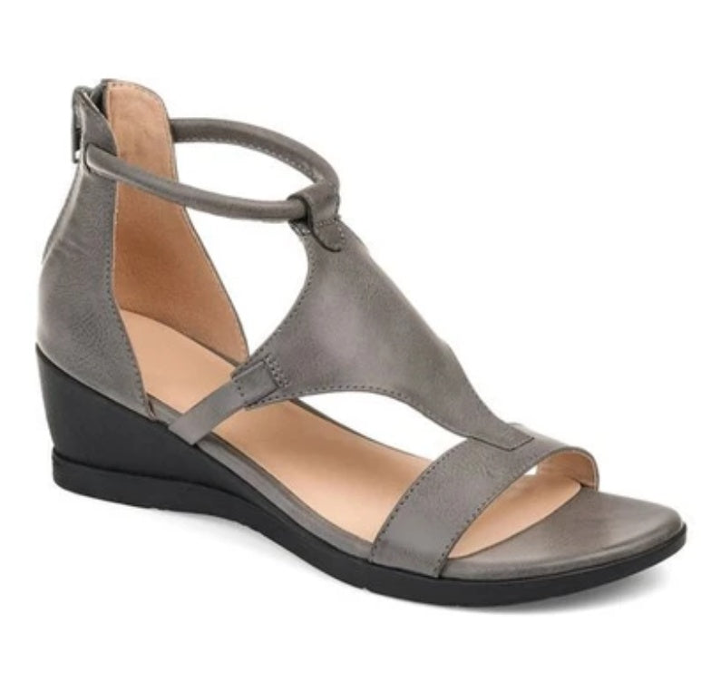 Orthopedic Balance Criss-Cross Gladiator Wedge Sandals