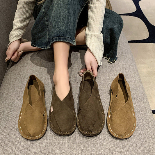 Orthopedic Balance Round-Toe Roman Sandals - Comfort And Style