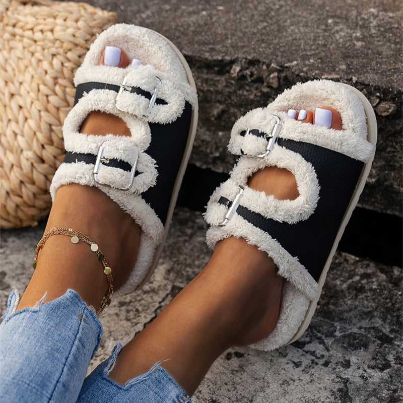 Orthopedic Balance Thick Wool Winter Slippers - Unique Comfort