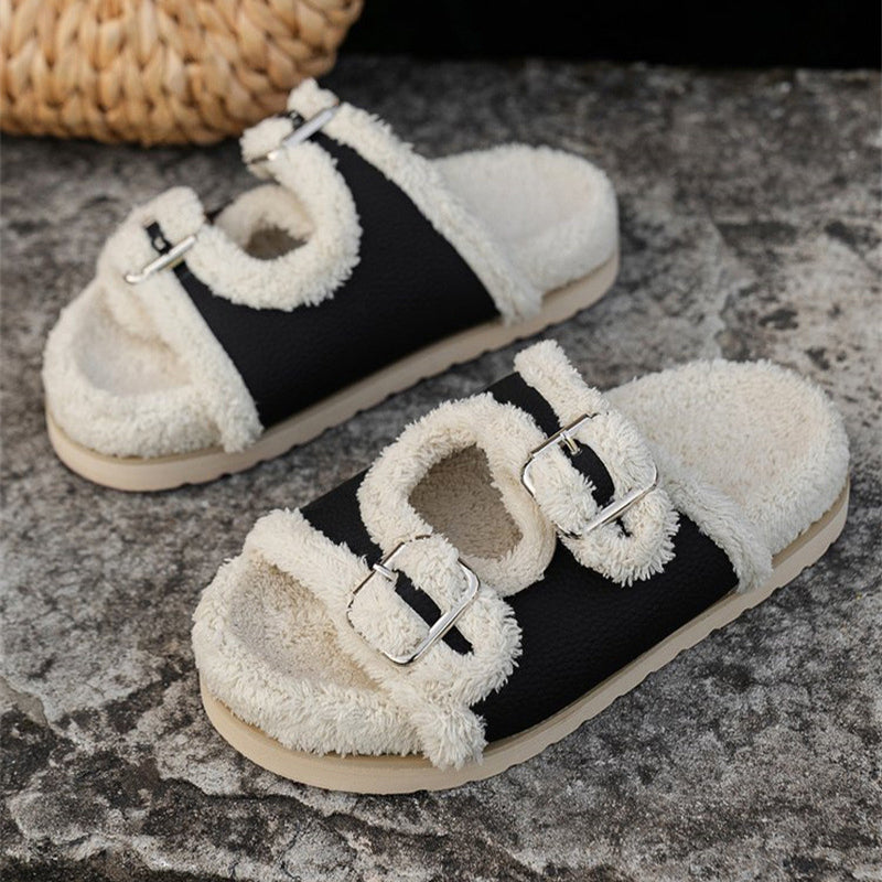 Orthopedic Balance Thick Wool Winter Slippers - Unique Comfort
