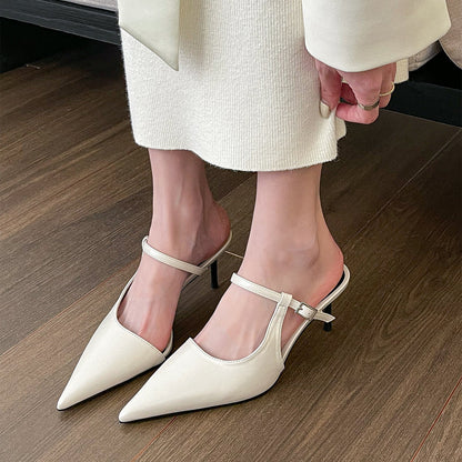 Orthopedic Balance Pointed Toe High Heel Slippers - Comfort