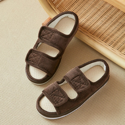 Dorelia | Women’s Orthopedic Plush Double Strap Sandals