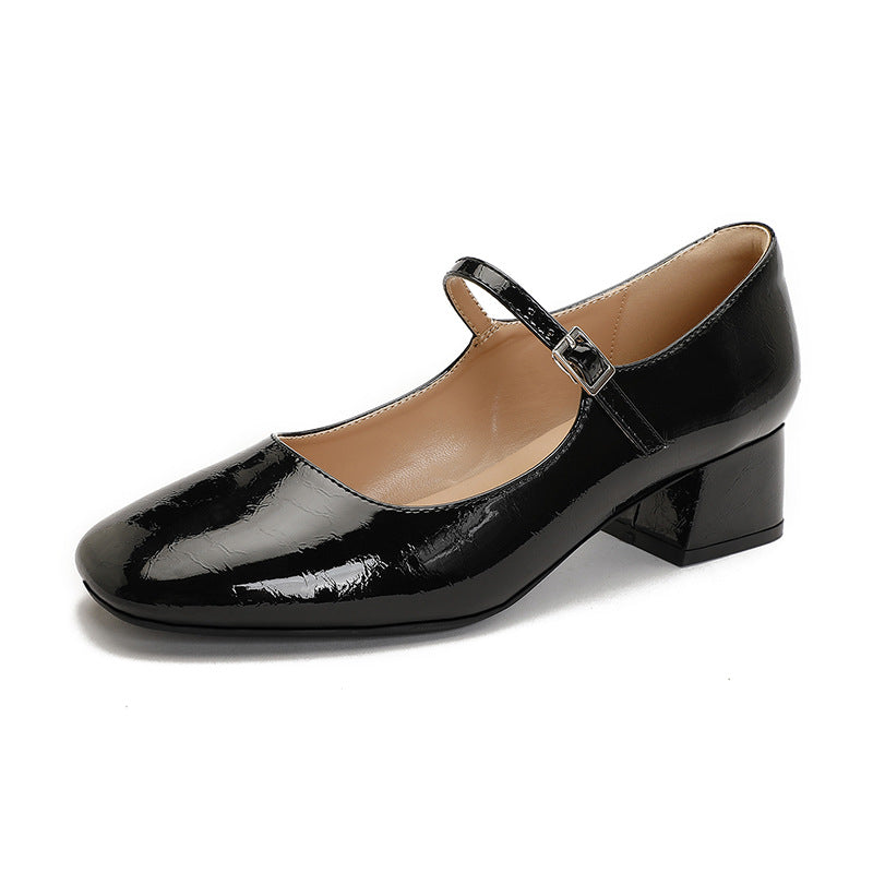 Orthopedic Balance Mary Jane Shoes - Patent Leather Comfort