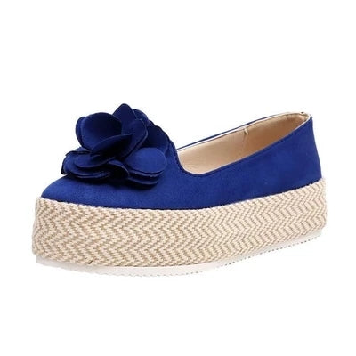 Orthopedic Balance Women’s Bow Platform Espadrille Flats – Lightweight Comfort Slip-On