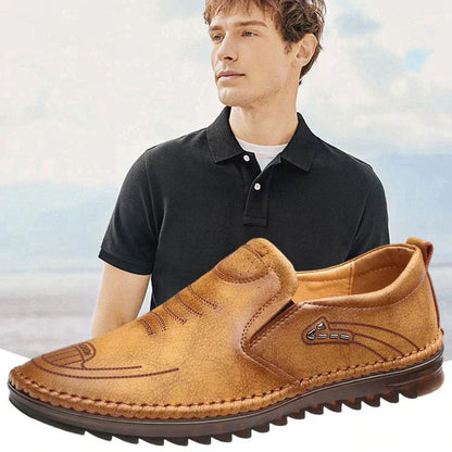 Aiden | Men’s Orthopedic Slip-On Leather Loafers with Anti-Slip Sole