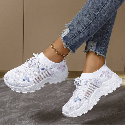 Harlowe | Women’s Orthopedic Floral Chunky Walking Sneakers