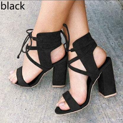 Orthopedic Balance Unique High Heel Sandals With Ankle Strap