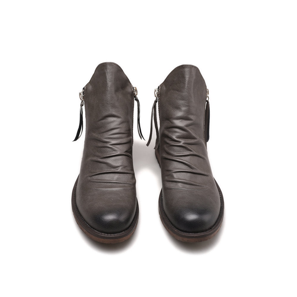 Daniel | Double side zipper non-slip men's boots