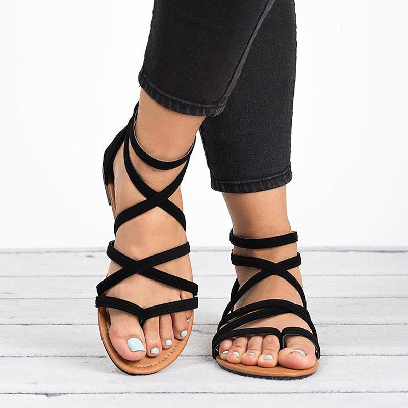 Gracie | Women’s Flat Sandals with Orthopedic Arch Support