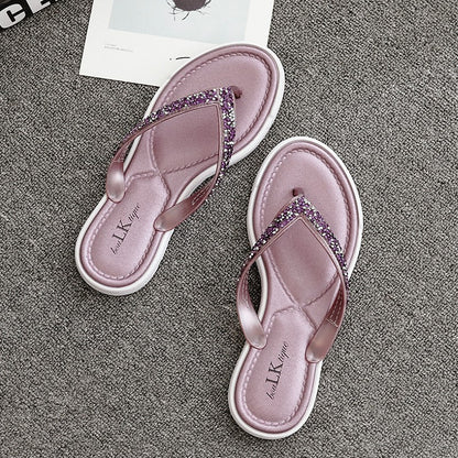 Briony | Women’s Orthopedic Rhinestone Comfort Flip Flop Sandals