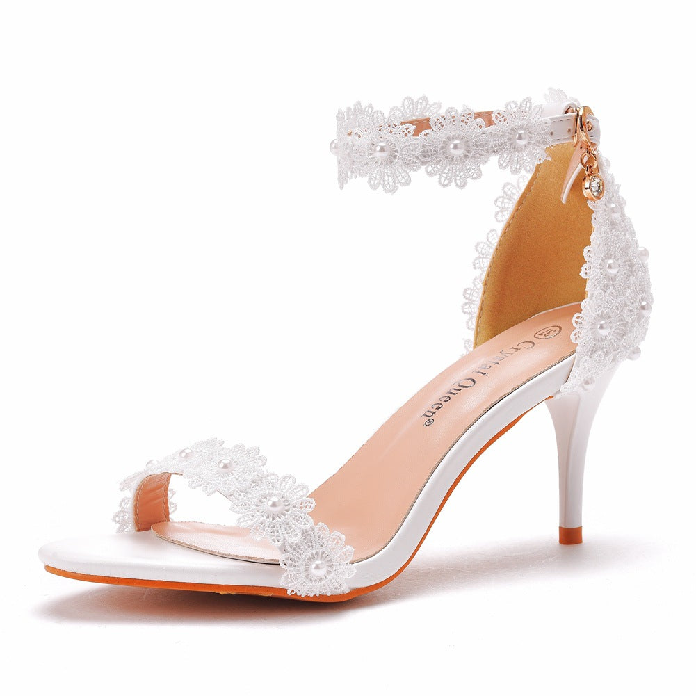 Orthopedic Balance Rhinestone High Heel Shoes