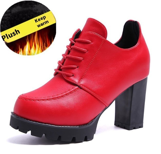 Orthopedic Balance Shoes With Unique Thick Heels And Platform