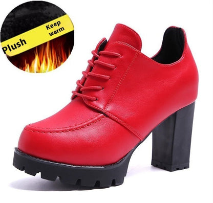 Orthopedic Balance Shoes With Unique Thick Heels And Platform