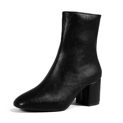 Mallory | Classic Block-Heel Ankle Boots