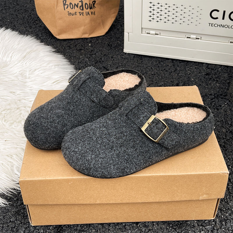 Orthopedic Balance Wool And Cotton Slippers - Casual Elegance