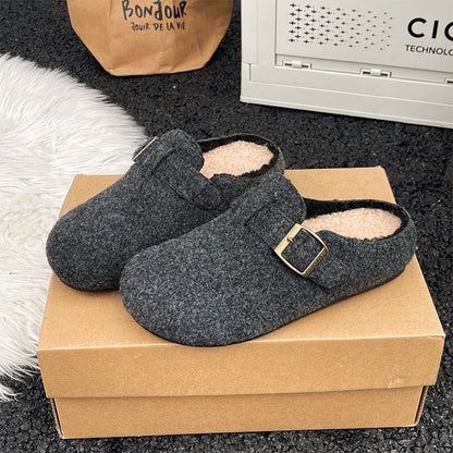 Orthopedic Balance Wool And Cotton Slippers - Casual Elegance