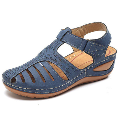Orthopedic Balance Plus Size Retro Wedge Sandals - Comfort And Style