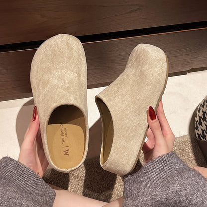 Orthopedic Balance | Cozy Suede Slip-On Mule Slippers