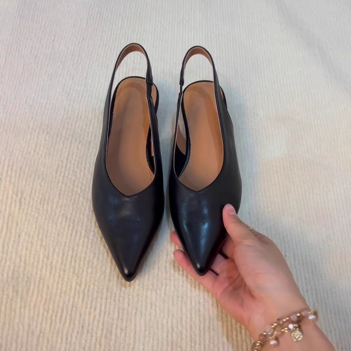 Orthopedic Balance Retro Pointed Sandals - Unique Elegance And Comfort
