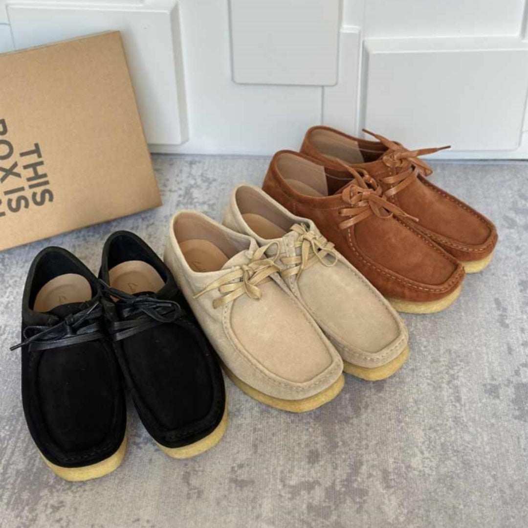 Orthopedic Balance Leather Lace-Up Shoes With A Thick, Unique Sole