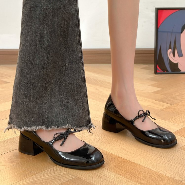 Orthopedic Balance Mary Jane Shoes - Vintage Bow Comfort