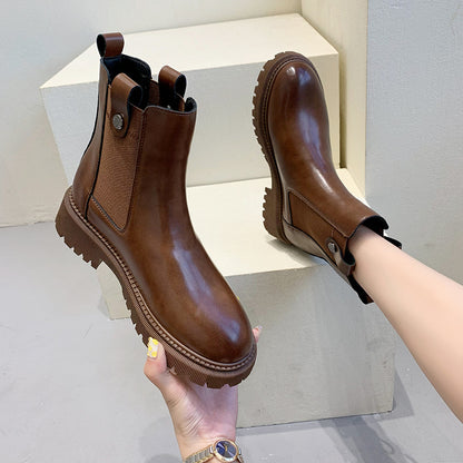 Elsa | Chunky Chelsea Ankle Boots