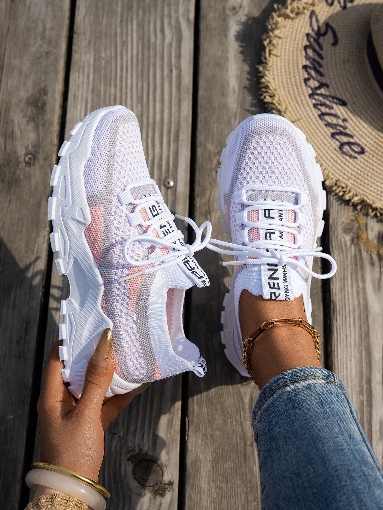 Orthopedic Balance Flyknit Mesh Sneakers - Unique Comfort And Style