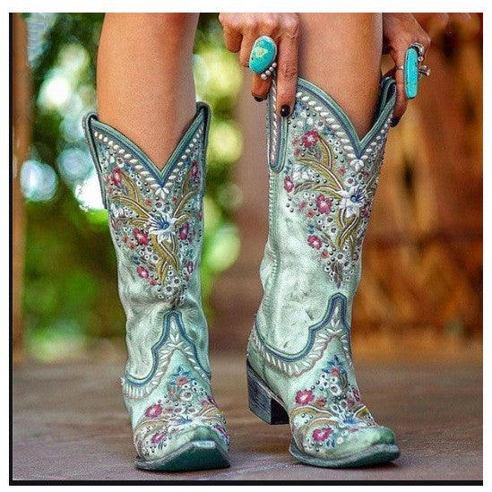 Finley | Women’s Embroidered Western Cowboy Boots