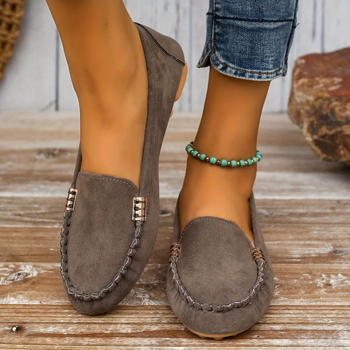 Carter | Suede Moccasin Loafers – Slip-On Everyday Comfort